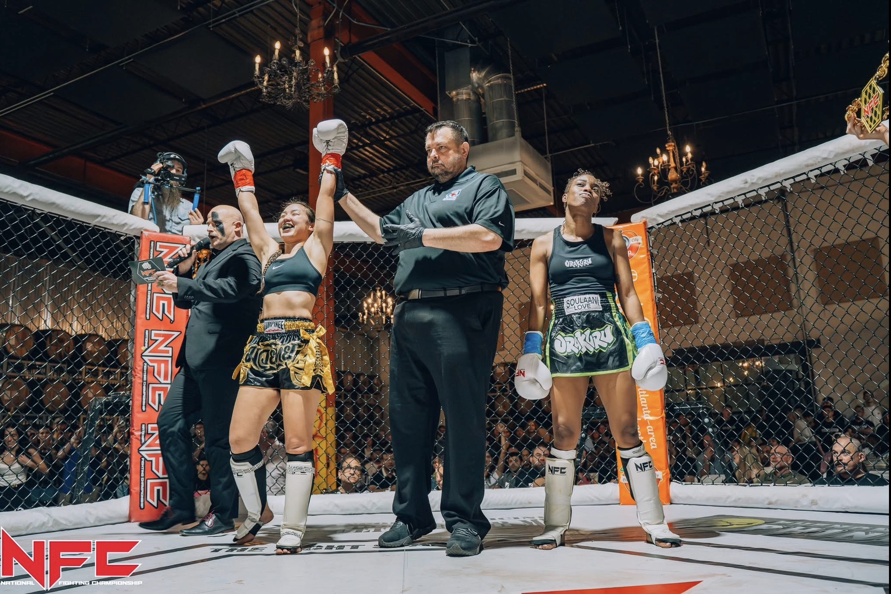 Cassandra Eng with championship belt