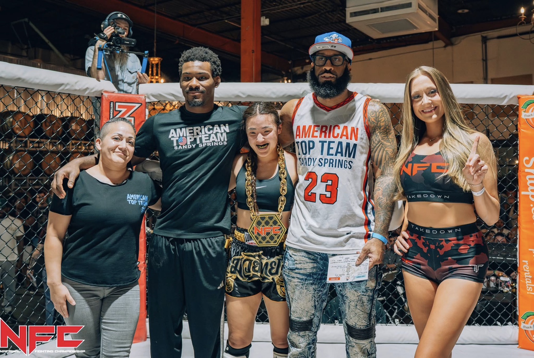 Cassandra Eng with American Top Team